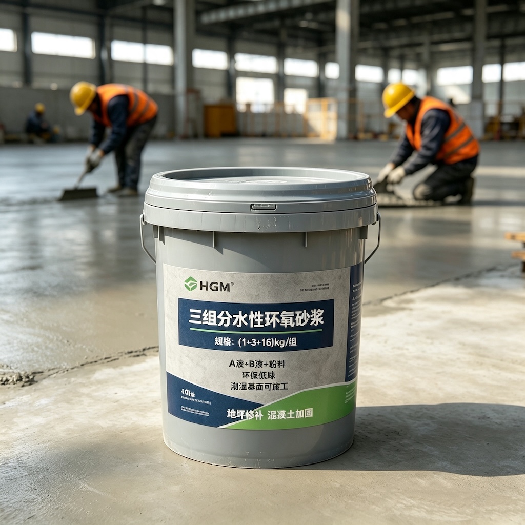 集贤三组份水性环氧砂浆